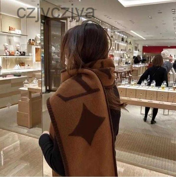 

2023 luxury scarf designers new arrived brand men scarf cashmere winter scarves long size male warmer women printing letter wool bufanda aaa, Blue;gray