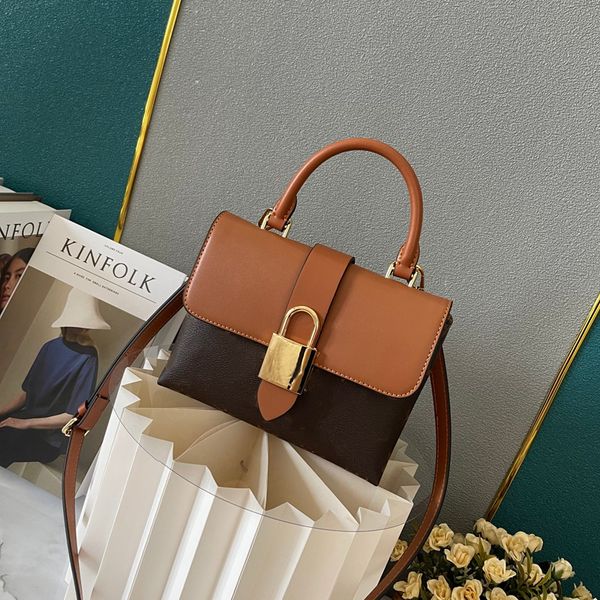 

designer bags flower brown three in one shoulder bag seven color shoulder strap clutch combo embossed fashion luxury multi pochette womens m
