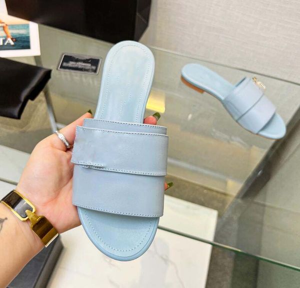 

women slippers designer leather sandals summer flat sandals flip flop crocodile skin slides ladies beach sandal slipper with box, Black