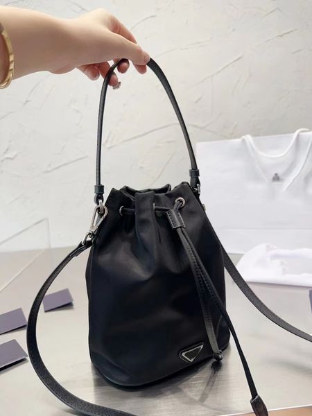 

luxury nylon bucket bag womens designer classic drawstring shoulder fashion wallet handbag crossbody bags