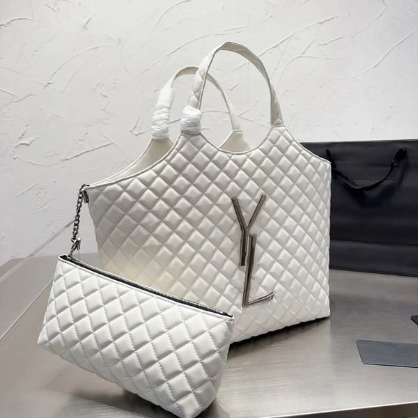 

icare maxi oversized shopping tote bag designer handbags attaches mini wallet quilted lambskin womens travel satchel shoulder bags