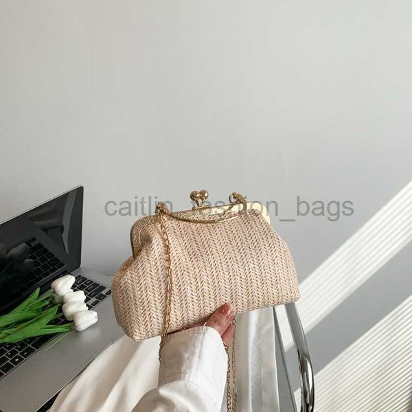 

beach bags spring 2023 new niche design bag women's trend fashion crossbody bag leisure commuting shoulder bag shell bag caitlin_fashio