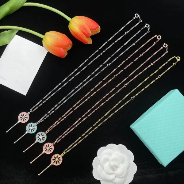 

new arrival necklace with hollow connect link for women wedding necklace bracelet earring women jewelry tiffanies gift 021, Silver