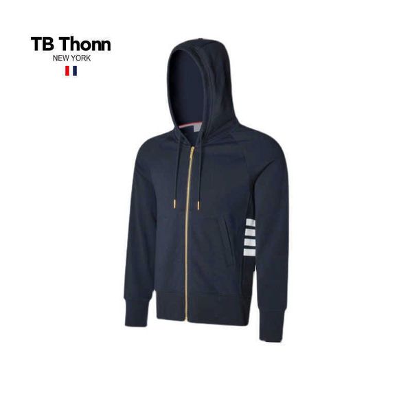 

trendy tb thonn premium hoodie sweater men's 2023 spring and autumn cardigan casual coat, Black;brown