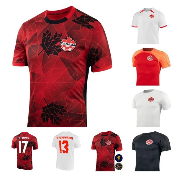 

23 24 malta canada soccer jersey national team davies j.david 2023 2024 ugbo larin cavallini millar eustaquio 2024 football shirt home away, Black;yellow