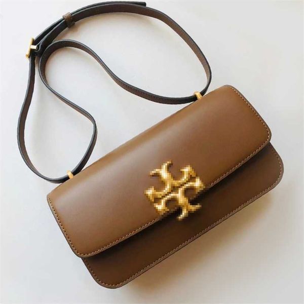 

52% off designer bag 2024 early launch tb new mini beancurd autumn and winter cowhide fashion messenger leather strap portable women's