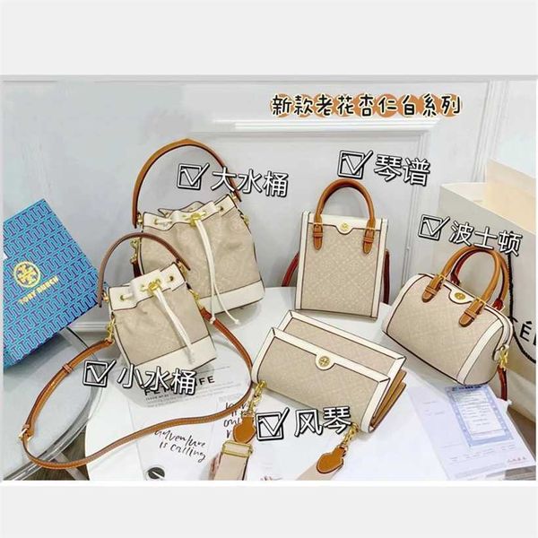 

52% off designer bag 2024 early launch tb new old flower almond white series women's fashion printed organ temperament one shoulder cro