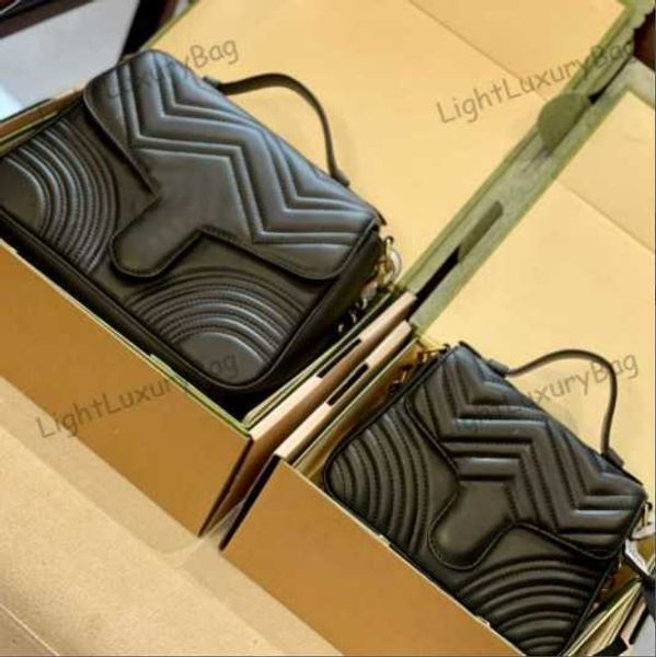 

shoulder messenger bag designer leather wallet chain crossbody light luxury for women classic famous brand shopping purses 220207