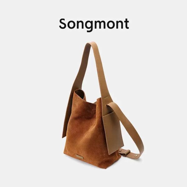 

songmont bags luna handle purse clutch basket crossbody song handbag bucket bags designer underarm hobo shoulder axillary luxury large totes