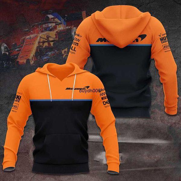 

milq men's hoodies sweatshirts hoodie with the mclaren equipment for men and women sports jacket with a zipper and 3d print popular f1, Black