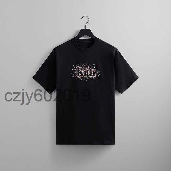 

kith meadow serif tee minimalist design grass print t-shirtmixk, White;black