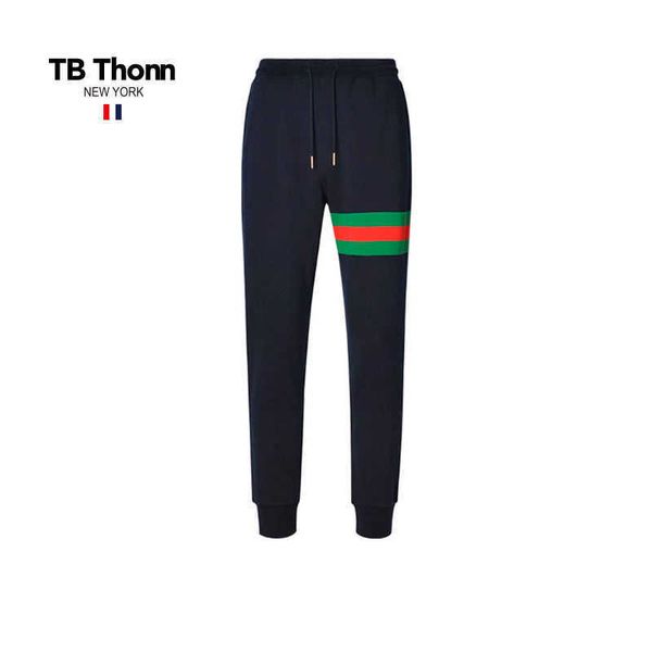 

trendy tb thonn european and american striped guard pants sports plus size fashion leggings casual, Black;brown