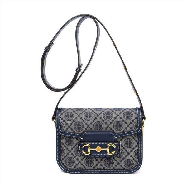 

52% off designer bag 2024 early launch tb bags with horseback buckle saddle for women's new autumn and winter print niche fashion one s