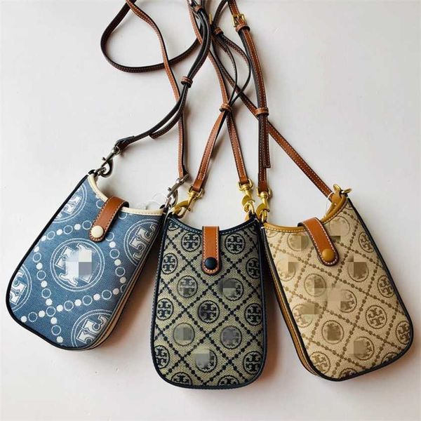 

56% off designer bag 2024 early launch summer tb new denim embossed vintage phone street trend shoulder crossbody fashion women's
