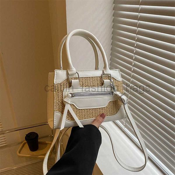 

beach bags versatile and minimalist women's bag 2023 spring/summer new popular woven bag niche design trend portable crossbody bag cait