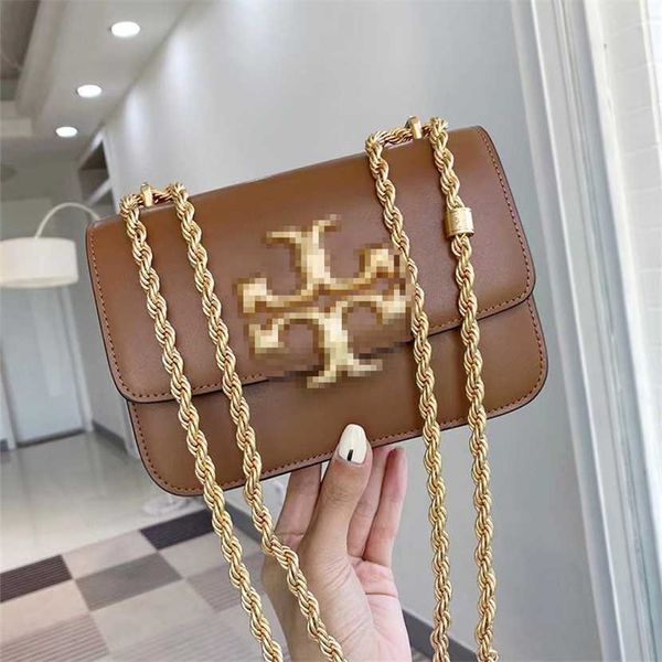 

55% off designer bag 2024 early launch tb fashion genuine leather tofu one shoulder crossbody urban commuter popular chain women's smal