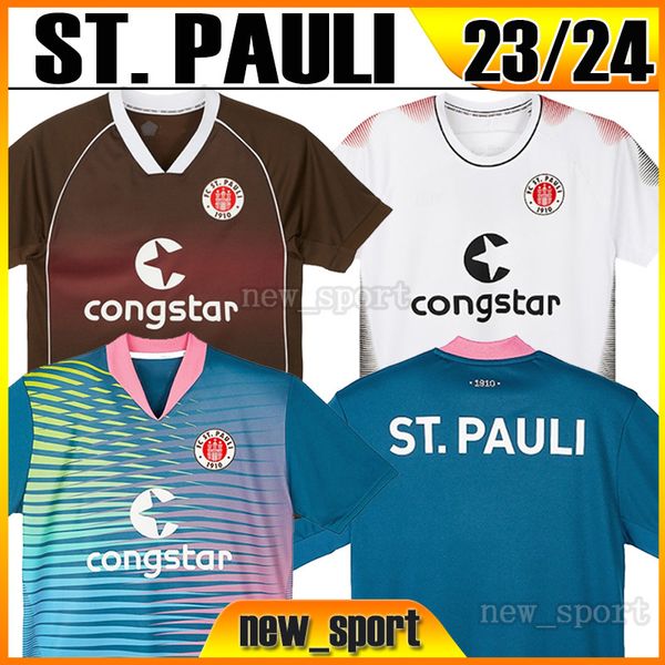 

23 24 st pauli soccer jerseys st.pauli becker 20 irvine 7 kyereh 17 hartel 30 smith 8 paqarada 23 medic 2023 2024 home away jersey football, Black;yellow