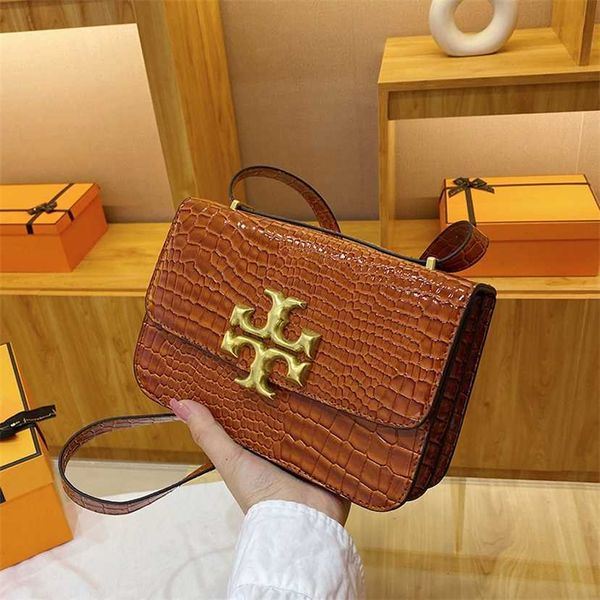 

58% off designer bag 2024 early launch women's new fashion crocodile pattern small square one shoulder crossbody lady tidal bags