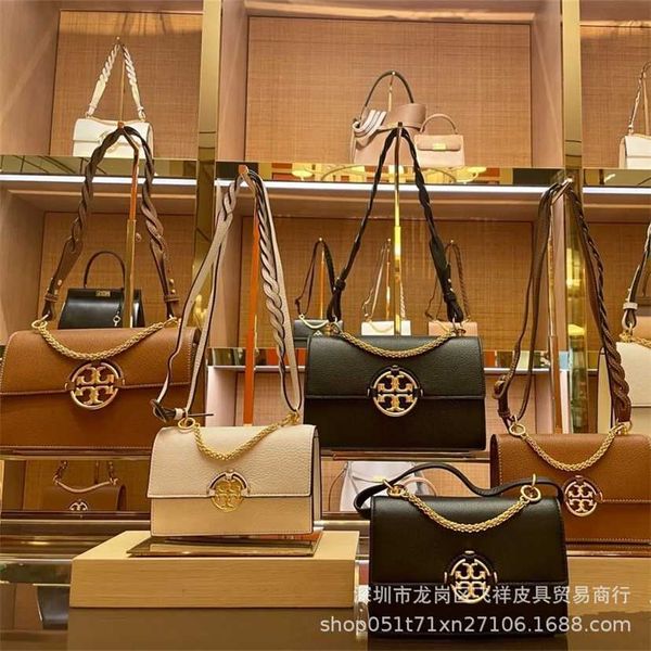 

58% off designer bag 2024 early launch new trend tb cowhide organ fashion hollow out woven small square wide strap popular shoulder for wome