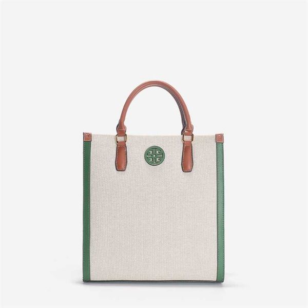 

58% off designer bag 2024 early launch tb women's new advanced one shoulder small canvas crossbody versatile tote