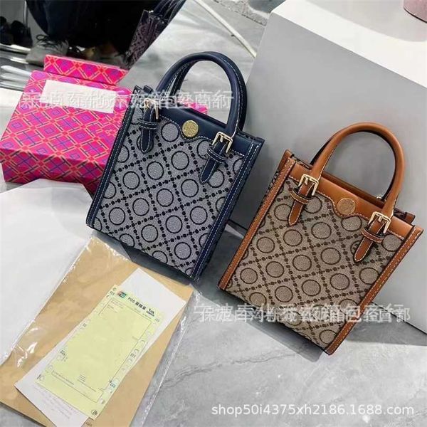 

50% off designer bag 2024 early launch bags fashion women's single shoulder crossbody design tb music score handheld small square tote