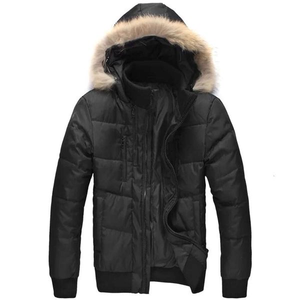 

20pcs winter canada coat women thick fashion hooded down jacket women's slim jacket winter jacket, Black