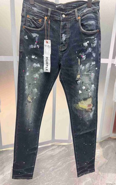 

purple brand jeans men's designer anti slim fit casual fashiion true, Blue