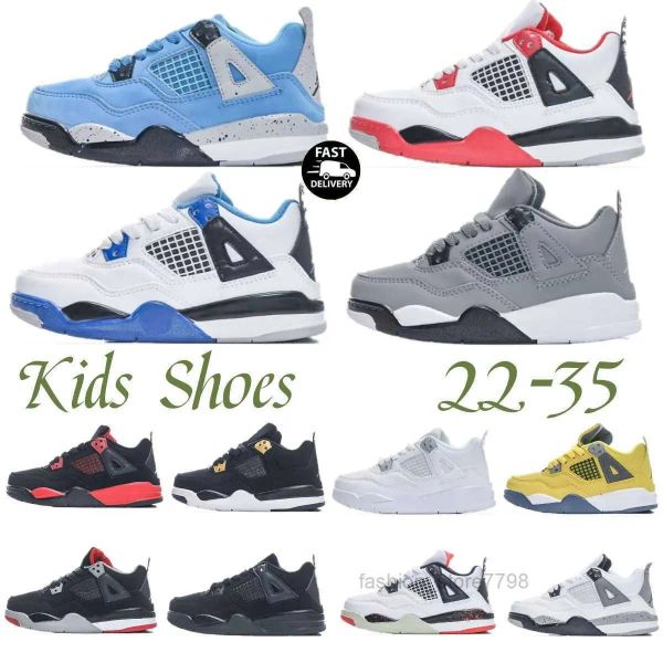 

kids shoes basketball designer sneakers boys military black cat trainers baby kid shoe fire red thunder girls children youth toddl'&#03