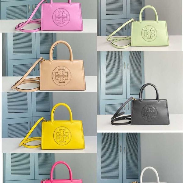 

50% off designer bag 2024 early launch straight new tb mini nylon shopping one shoulder crossbody women's zipper handbag small square