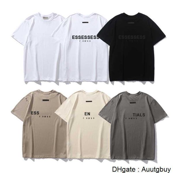 

ess luxuryt-shirt designer tees fashion t shirts mens womens god short sleeve hip hop streetwear casual clothing clothes hpws, White;black