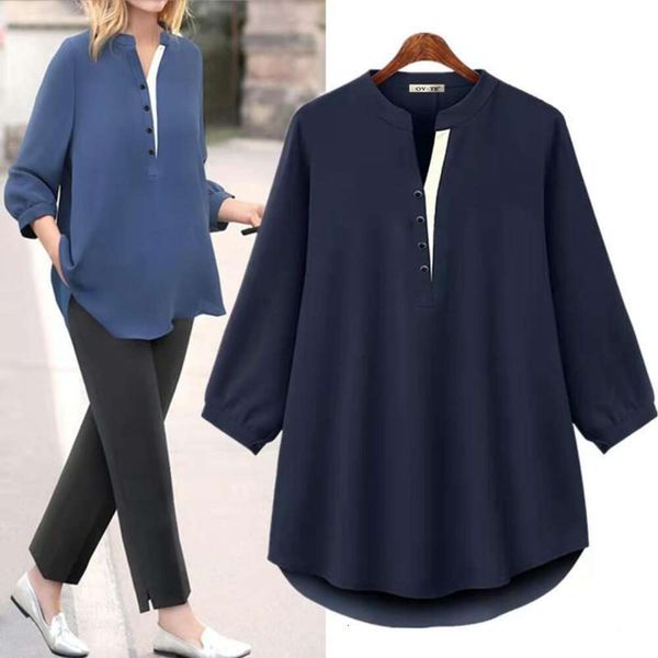 

spring and blouses autumn womens clothing fashion casual color matching open tube style trendy shirt, White