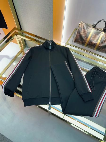 

2024 spring fashion mens designer luxury tracksuits ~ chinese size sweatsuits ~ mens training jogging sweat track suits, Gray