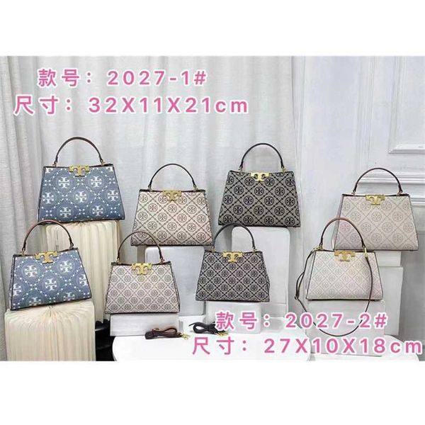 

52% off designer bag 2024 early launch tb new old flower handbag small and high end jacquard tote large capacity temperament one shoulder co