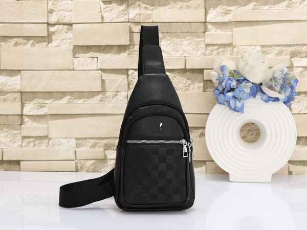 

day packs designers leather mens avenue sling bags canvas crossbody graphite coated textile lining designer women shoulder bag