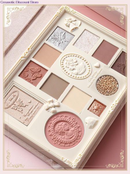 

eye shadow colorrose embossed pallete high gloss powder blush integrated palette modification cosmetic disc allinone plate 230812