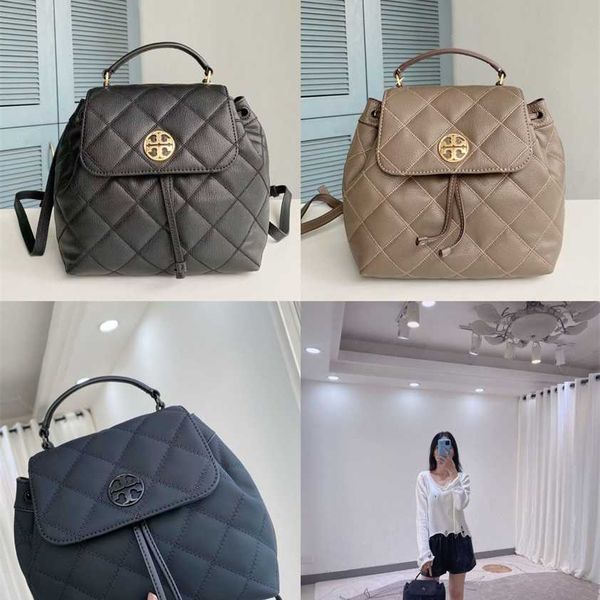 

56% off designer bag 2024 early launch new tb women's sheepskin lingge backpack single shoulder handbag frosted drawstring small book