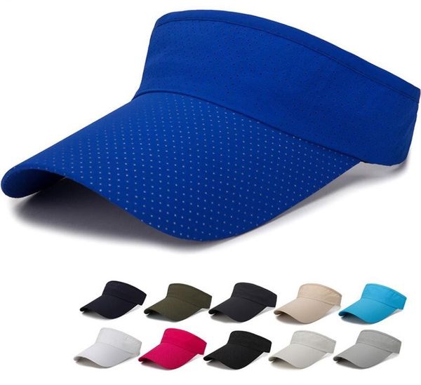 

2023 new outdoors sports spring summer sports sun hat men women caps adjustable cotton visor uv protection empty sneakers golf running sunsc