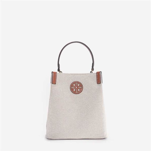 

56% off designer bag 2024 early launch tb for women new high-end cross body canvas one shoulder bucket