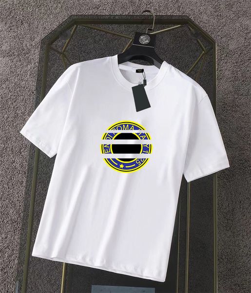 

designer famous mens t shirt letter print round neck short sleeve black white fashion men women tees#124, White;black