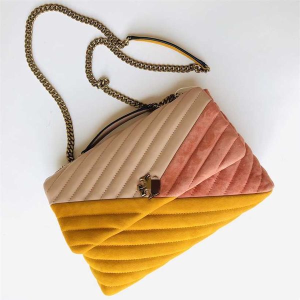 

52% off designer bag 2024 early launch new tb women's single shoulder colored spliced crossbody temperament small fragrant style