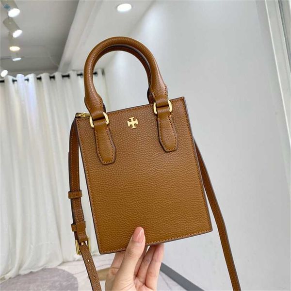 

58% off designer bag 2024 early launch tb new mini tote music lychee pattern layer cow leather single shoulder messenger women's