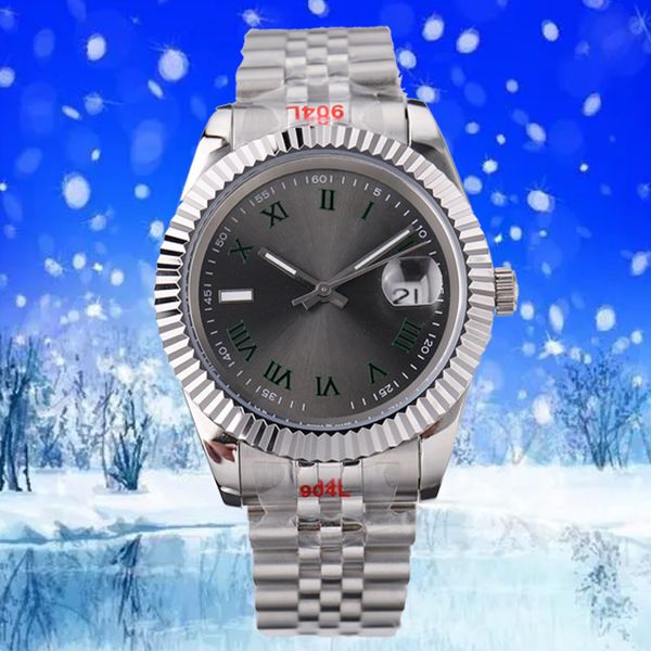 

fashion wrist watch for women automatic mechanical watches full stainless steel hardlex luminous waterproof 28/31/41mm lady rlx couples styl, Slivery;brown