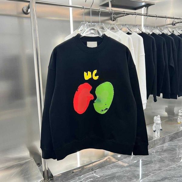 

designer sweater men women sweatshirt embroidery long sleeved tshirt round neck hoodie fashion cotton tee oversize sweaters 4xl 5xl, Black