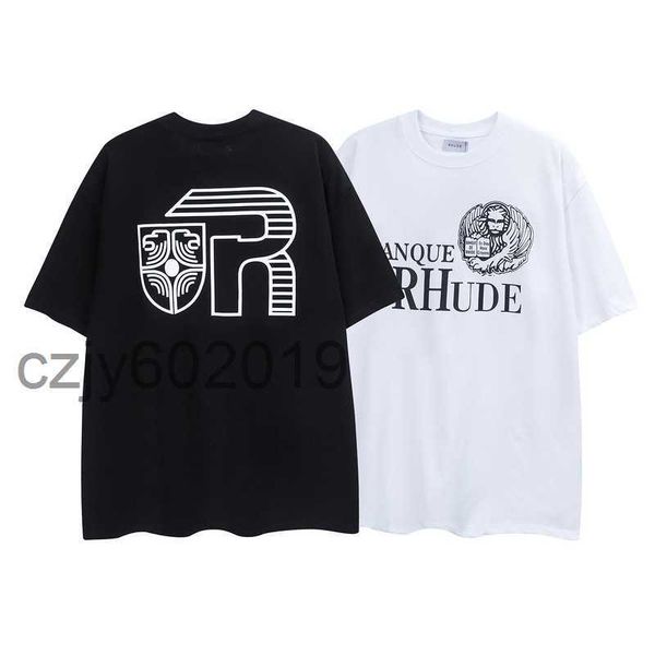 

fog space-time anime element printing loose fashion brand summer new casual men's and women's short sleeved t-shirtsk196, White;black