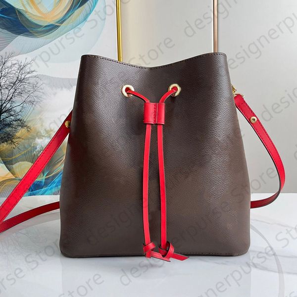 

designer bags neonoe mm tote drawstring bucket shoulder bags for women classics old flower luxurys handbags shopping purse womens handbag sh