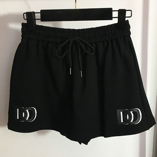 

casual women shorts black mini pants sports drawstring short pants woman beach holiday daily panties