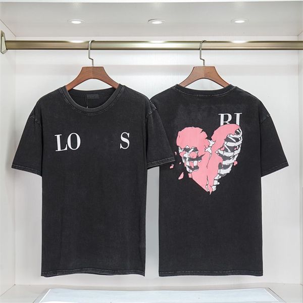 

2022 new mens womens designer t shirts printed fashion man t-shirt quality cotton casual tees short sleeve luxury hip hop streetwe2525, White;black