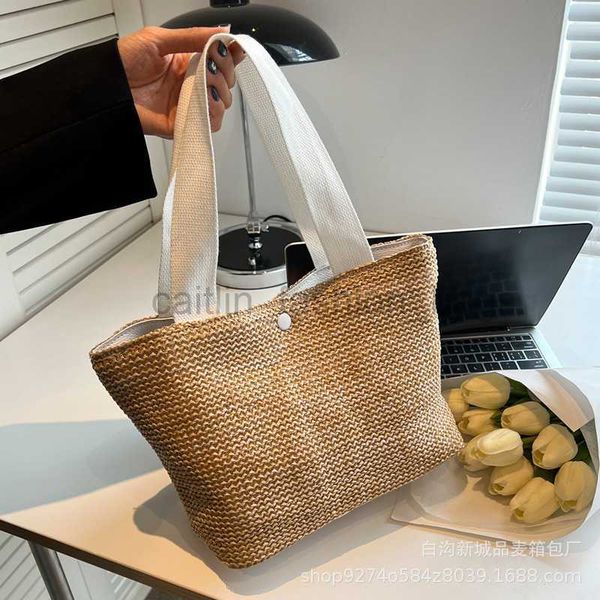 

beach bags summer beach bag fashion bag women's new 2023 high capacity straw woven bag shoulder bag tote bag caitlin_fashion_bags