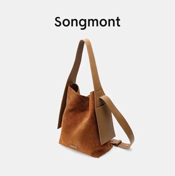 

songmont bag luna handle purse clutch basket crossbody song handbag bucket bags designer underarm shoulder axillary luxury large totes half