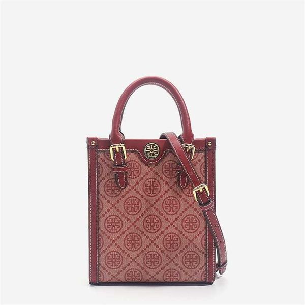 

50% off designer bag 2024 early launch tb new red bride wedding celebration small tote